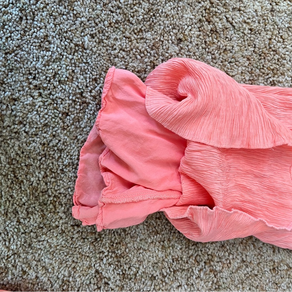 Abercrombie & Fitch Pink Wide Leg Pants - Picture 2 of 3
